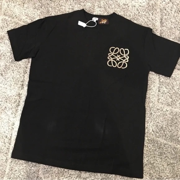 Loewe - + Paula's Ibiza Anagram Black Cotton T-shirt S - Picture 1 of 5